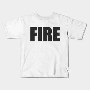 I am on fire Kids T-Shirt